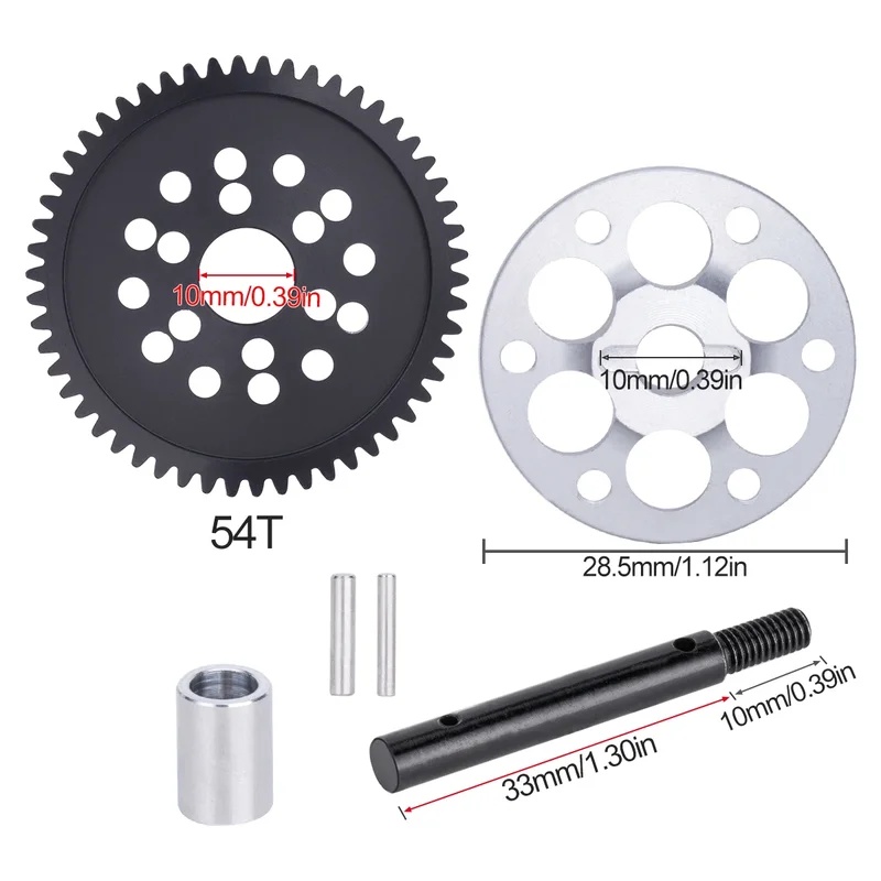 Rc Crawler Axle Parts - Zestaw części do tuningu o wysokiej