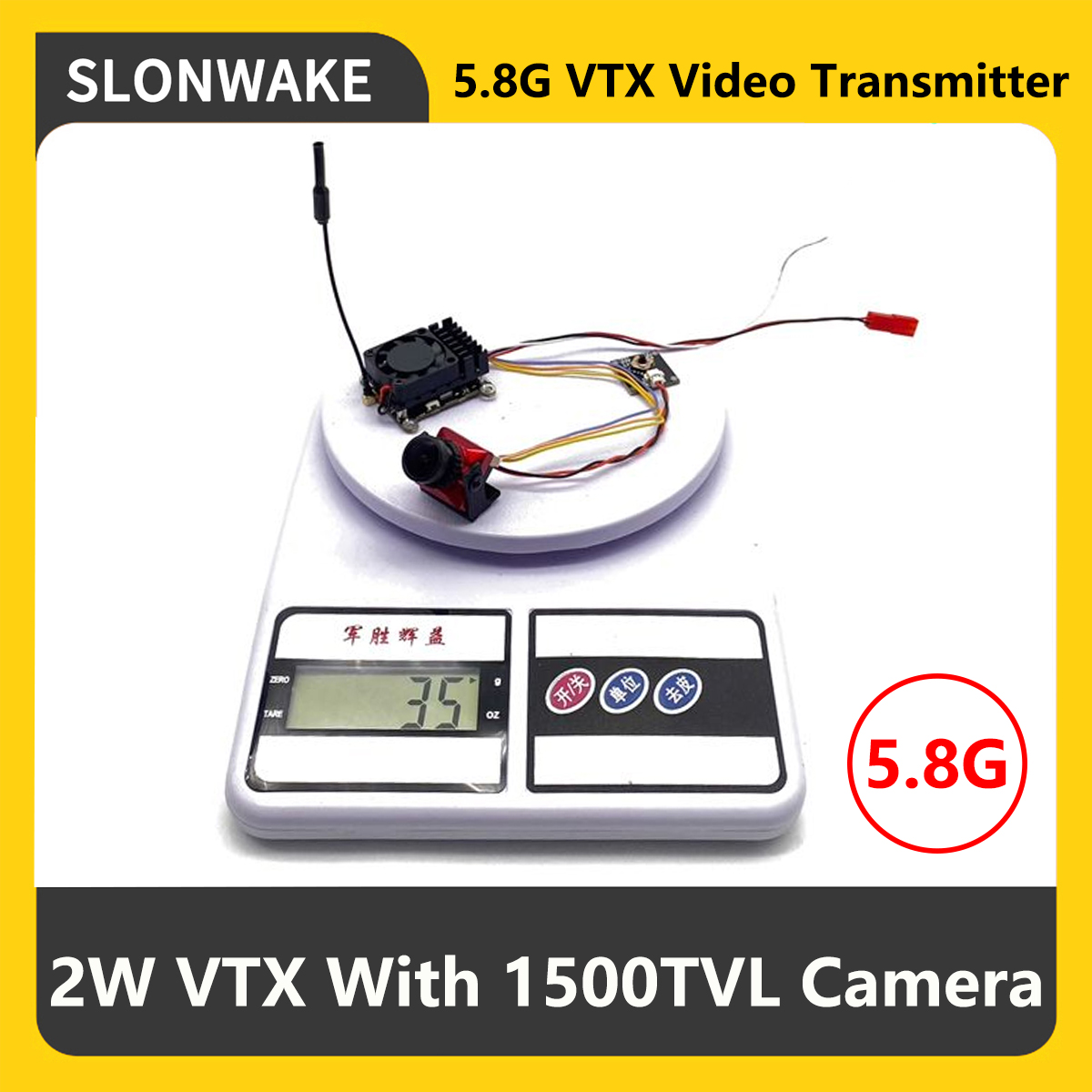 Drone Rc With Camera - SLONWAKE 5.8G 2000mW Nadajnik FPV VTX