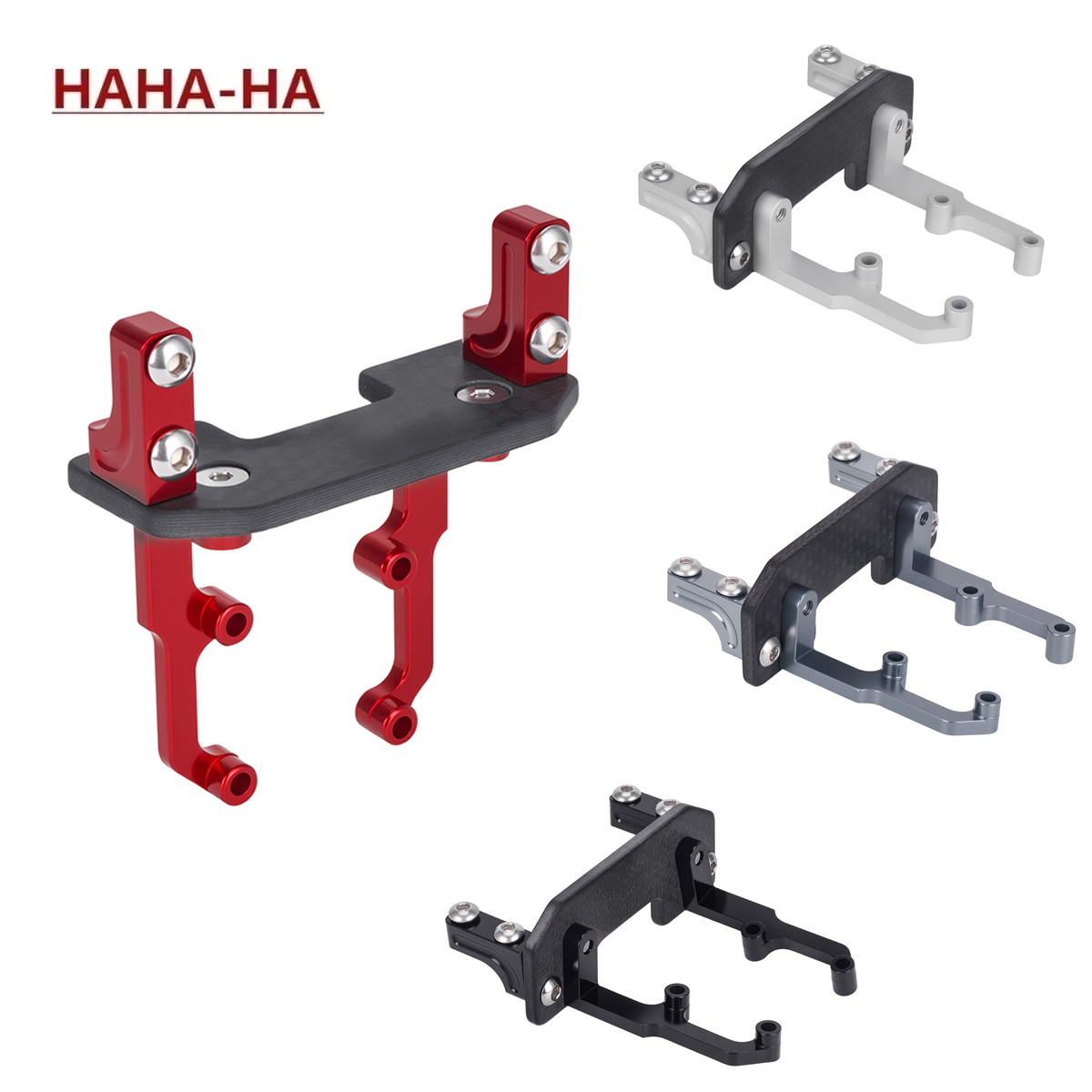 Rc Crawler Axle Parts - Aluminiowa podstawa mocowania serwomechanizmu z łącznikiem