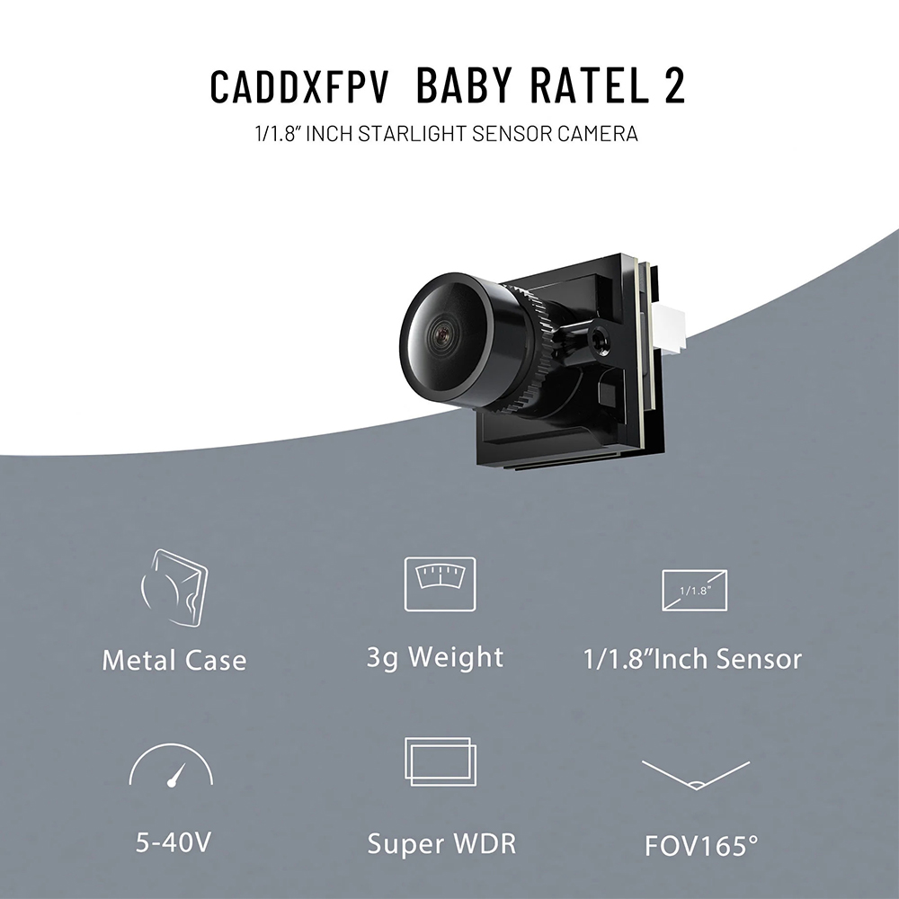 Kamera CADDX Micro FPV Ratel 2 – Drone Rc With Camera recenzja i cena