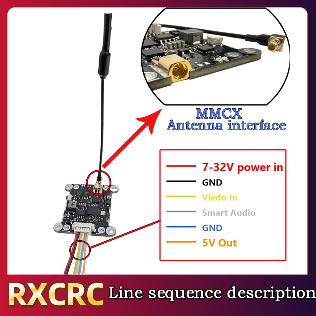Moduł RXCRC 5.8G 48CH 1.6W VTX – Drone Rc With Camera recenzja i cena