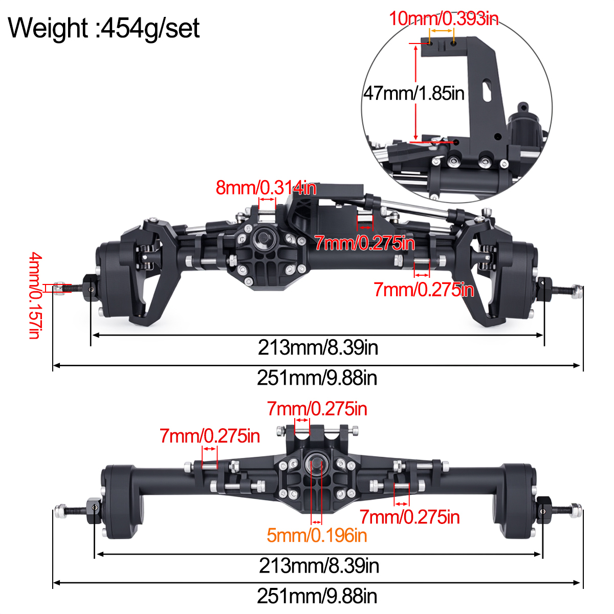 Plastikowy kompletny zestaw pr – Rc Crawler Axle Parts recenzja i cena