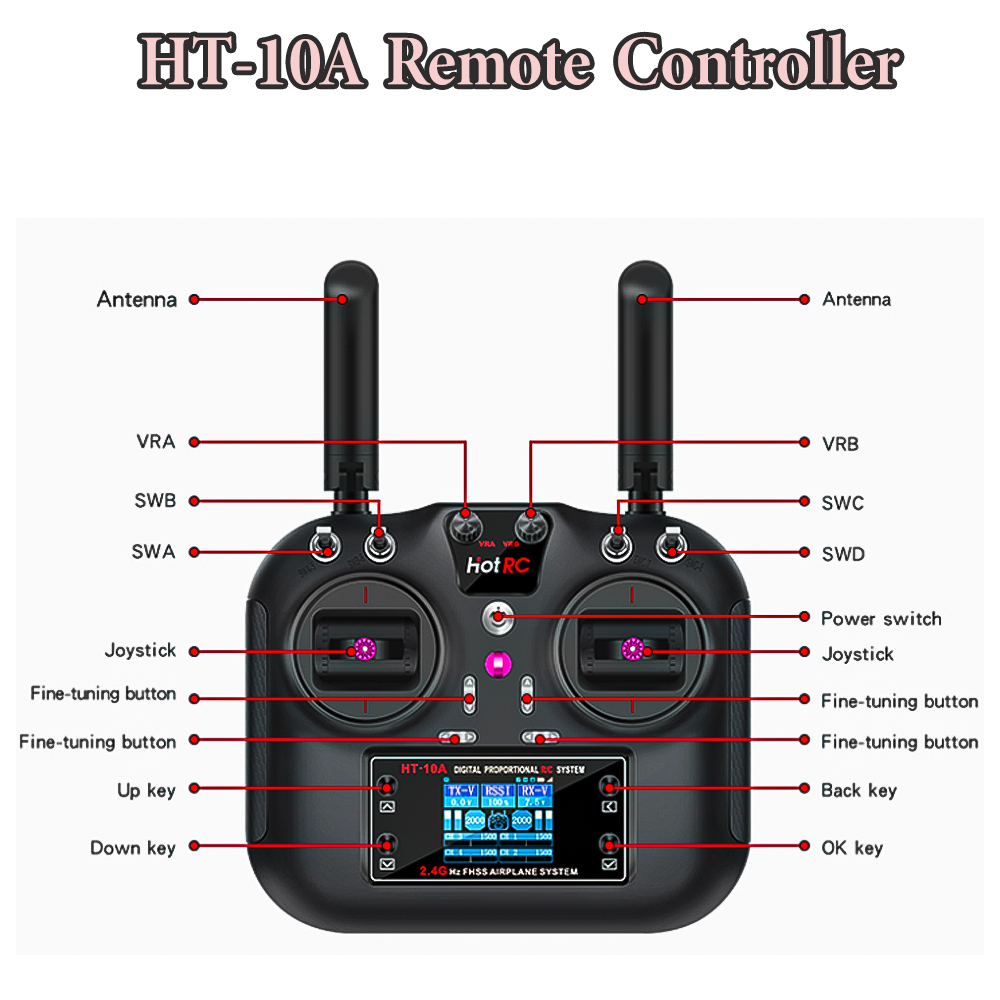 Hotrc Hot RC HT-10A HT10A 2.4G – Drone With Rc 2 recenzja i cena