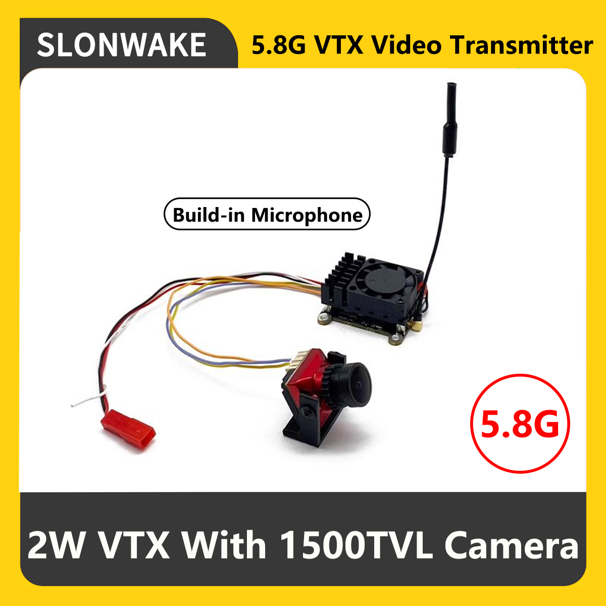 SLONWAKE 5.8G 2000mW Nadajnik  – Drone Rc With Camera recenzja i cena