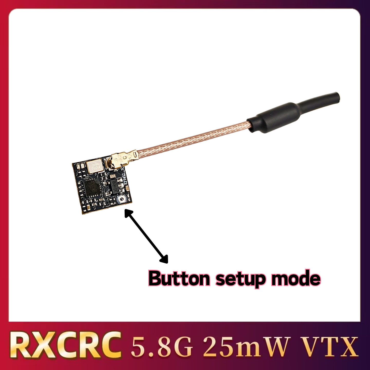 RXCRC 5.8GHz 48CH FPV 25mW Ana – Drone Rc Remote recenzja i cena