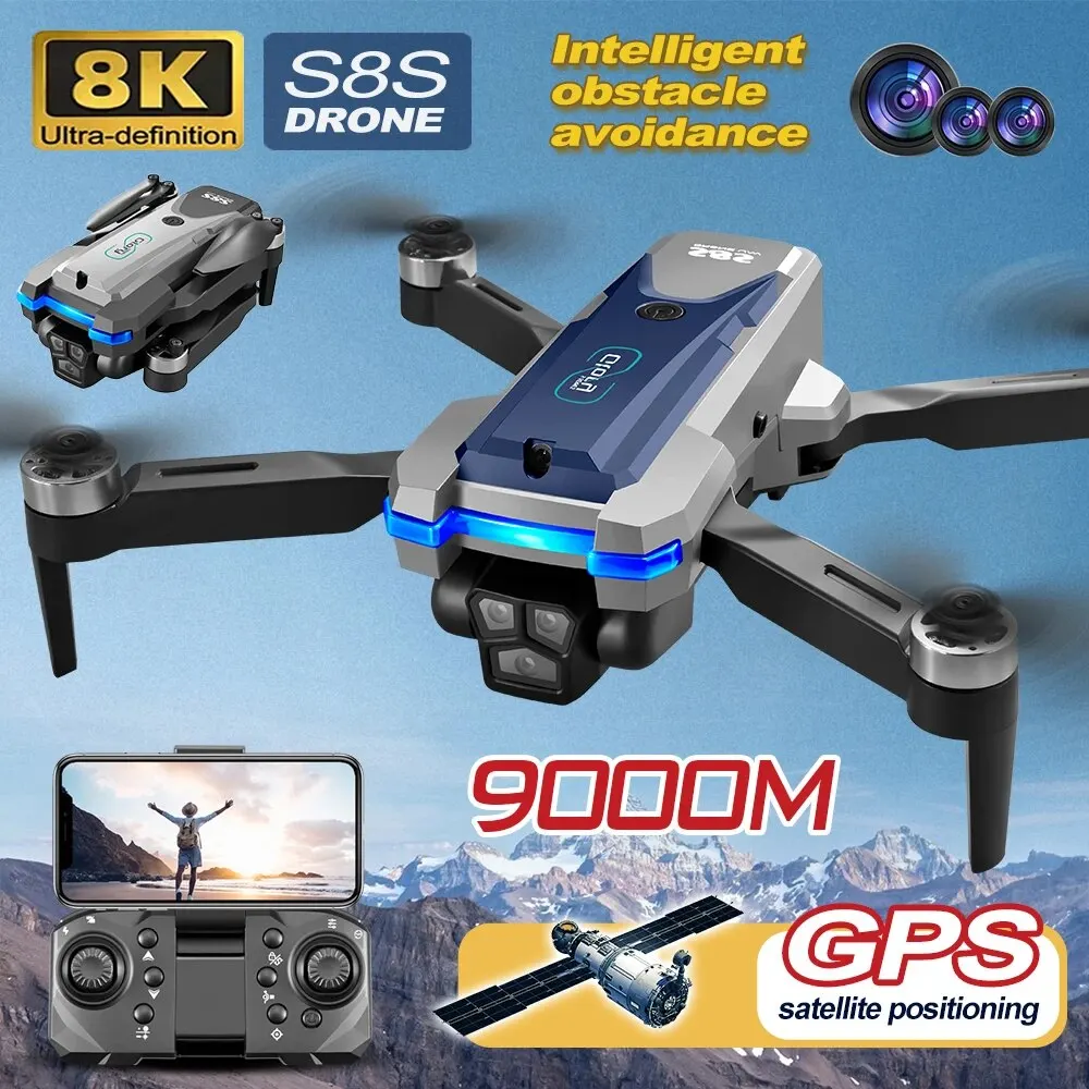 S8S GPS Drone 5G Wifi 8K HD Du – Drone Z recenzja i cena